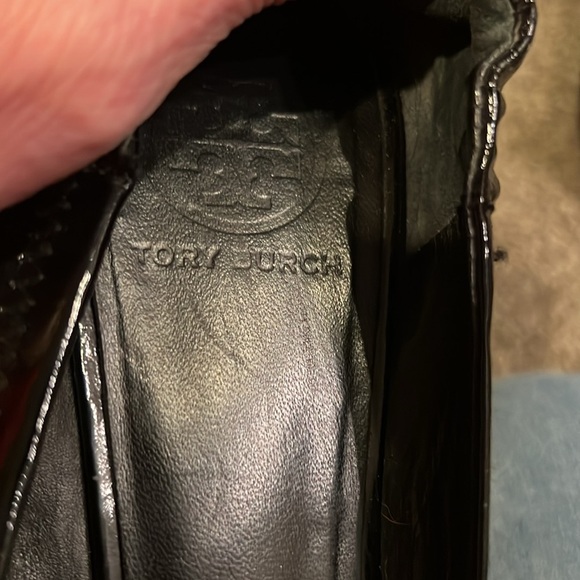 Tory Burch Women's Black Reva Patent Leather Ballet Flats -8.5/9 - Picture 8 of 8